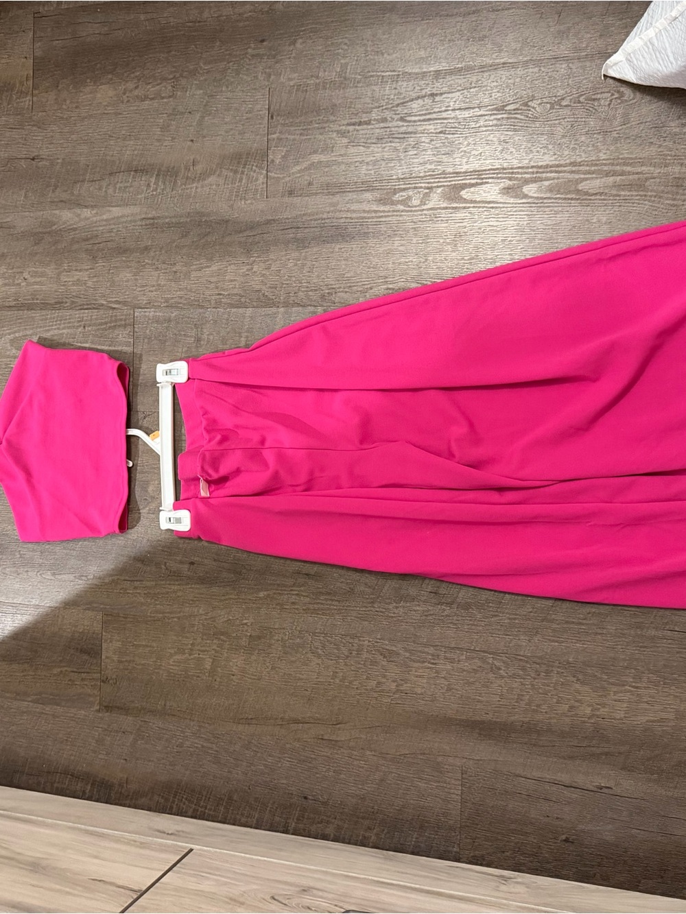 a new day Hot Pink Bandeau and Maxi Skirt Set